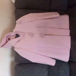 Rothschild Girls Size 6x Pink Peacoat